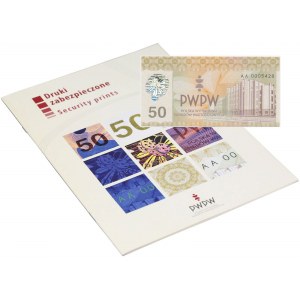 PWPW 50 Gmach PWPW (2011) - w folderze emisyjnym
