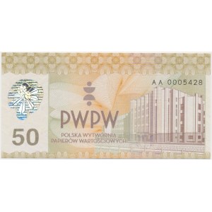 PWPW 50 Gmach PWPW (2011) - w folderze emisyjnym