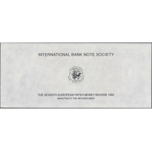 Hungary, Promotional note of IBNS for 7th Maastricht Bourse 1993