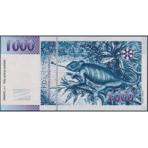 Testnote for counters, Slovakia DIMANO dated 1997 with denomination 1000