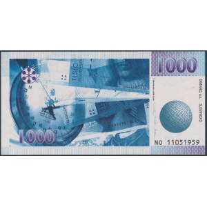 Banknot testowy do liczarek, Słowacja, DIMANO 1997 - 1000