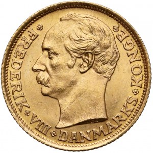 Dania, Fryderyk VIII, 10 kroner 1908