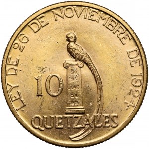 Gwatemala, 10 quetzales 1926 - rzadkie