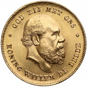 Niderlandy, Willem III, 10 guldenów 1875