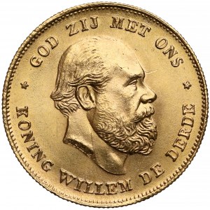 Netherlands, Willem III, 10 gulden 1875
