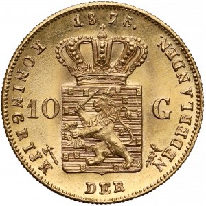 Niderlandy, Willem III, 10 guldenów 1875
