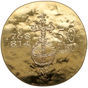 Francja, 50 euro 2011 - Karol Wielki
