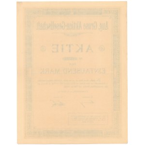 Schneidemühl (Piła), Aug. Gruse Aktien-Gesellschaft, 1.000 mk 1922