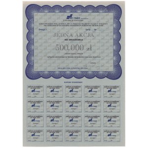 NET-TRADE w Warszawie, Em.1, 500.000 zł 1993 - blankiet