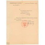 Dokumenty z podpisami Ministrów Skarbu 1918-45 (5szt)