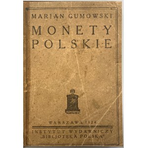 Monety Polskie, Gumowski 1924 - oprawa w pełną skórę