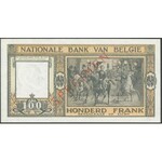 Belgium SPECIMEN 100 Francs ND (1945-50)