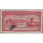 Trinidad & Tobago SPECIMEN 10 Dollars ND (1935-42)