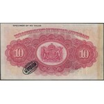 Trinidad & Tobago SPECIMEN 10 Dollars ND (1935-42)