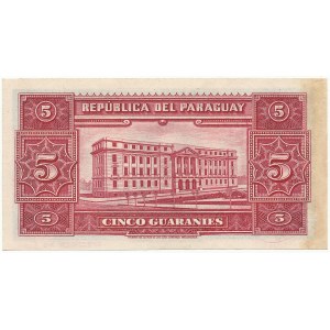Paraguay SPECIMEN 5 Guaranies (1943) - A 0000000