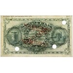 Wyspa Man, Martins Bank Limited SPECIMEN 1 Pound (1946-57)
