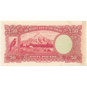 New Zealand SPECIMEN 50 Pounds (1940 - 1955)