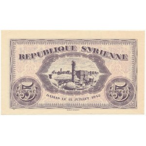 Syria 5 Piastres 1942