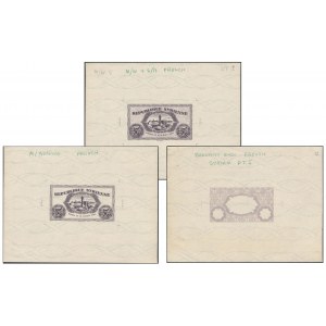 Syria Full set of 3x FACE PROOFS 5 Piastres 1942