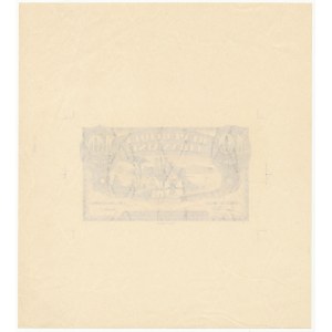Lebanon COLOUR TRIAL 10 Piastres 1942 brown+orange