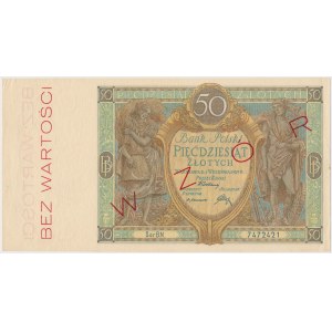 50 złotych 1929 - WZÓR - Ser.BN