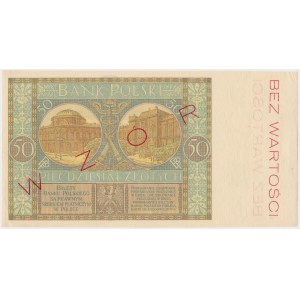 50 złotych 1929 - WZÓR - Ser.BN