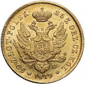 50 złotych polskich 1819 IB - wysokie obrzeże