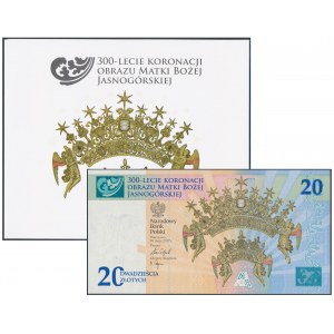 20 złotych 2017 - Jasna Góra - w folderze PWPW