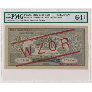 250.000 mkp 1923 - WZÓR - A