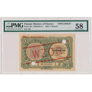 5 złotych 1925 Konstytucja - WZÓR - Nr 586