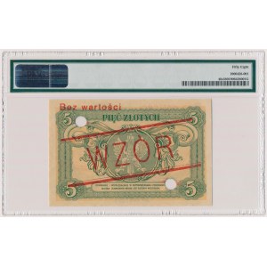 5 złotych 1925 Konstytucja - WZÓR - Nr 586