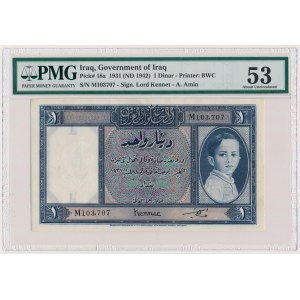 Iraq 1 Dinar 1931 (1942)