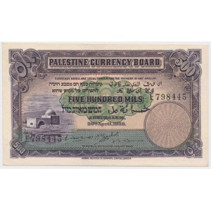 Palestine 500 Mils 1939