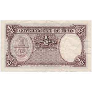 Iraq 1/2 Dinar 1931 (1942)