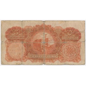 Palestine 5 Pounds 1929