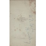 [XIX w.] Władysław Mickiewicz. Fotografia CDV. Fot. Disderi. Paris.