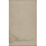 [XIX w.] Zbiór 5 fotografii CDV związanych z rodziną Morzkowskich oraz Walerią Marrene (primo voto Morzkowska). Różne atelier: Paryż, Budapeszt, Warszawa