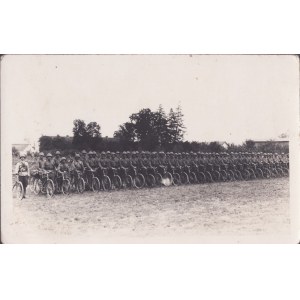 [II RP, Kompania Kolarzy Wilno] Fotografia z nieznanej uroczystości Kompania Kolarzy Wilno IX 1937 r.