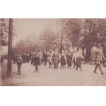 [II RP, Towarzystwo Sokół] Zbiór 4 fotografii związanych z Sokołem (m. in. Kielce). Okres międzywojenny.