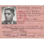 [GIEYSZTOR Aleksander] Zestaw 11 dokumentów - kart wstępu do bibliotek i czytelni z lat 1934-1985.