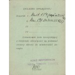 [GIEYSZTOR Aleksander] Zestaw 11 dokumentów - kart wstępu do bibliotek i czytelni z lat 1934-1985.