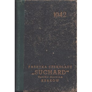[Kalendarz] Rocznik kieszonkowy 1942. Z mapą Generalnego Gubernatorstwa. Fabryka czekolady SUCHARD Spółka Akcyjna Kraków.