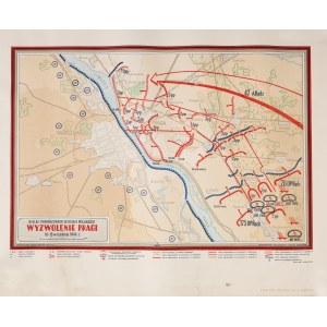 Walki Odrodzonego Wojska Polskiego / Operacje Armii Radzieckiej. 7 map o różnych wymiarach. Warszawa : Ministerstwo Obrony Narodowej [1945]