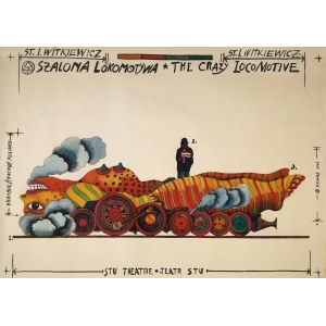 [TEATR STU] SAWKA Jan - Szalona lokomotywa. St. I. Witkiewicz. Teatr STU [1977]