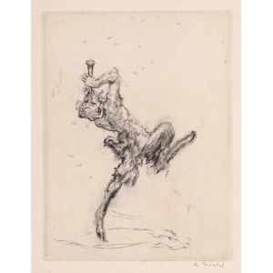 BRANDEL Konstanty (1880-1970) - Satyr. Sucha igła