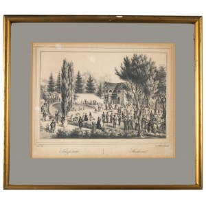 AUER Karol - Strzelnica. Schiessstätte. Lwów. Lit. P. Piller [Lwów 1837]