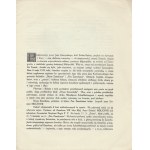 KOCHANOWSKI Jan - Dryas Zachmana. Podobizna autografu, przechowywanego w Bibljotece Ordynacji Zamoyskiej. Wydał Dr. Witold Ziembicki Lwów 1928.