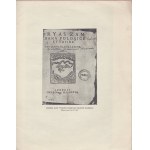 KOCHANOWSKI Jan - Dryas Zachmana. Podobizna autografu, przechowywanego w Bibljotece Ordynacji Zamoyskiej. Wydał Dr. Witold Ziembicki Lwów 1928.