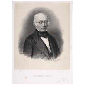 FAJANS Mieczysław - Franciszek Wężyk. Litografia. Rys. z natury i lit. M. Fajans. Warszawa 1851-1862.