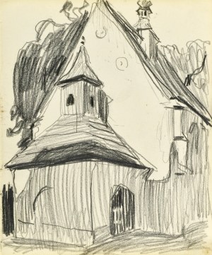 Stanisław KAMOCKI (1875-1944), Wiejski kościółek, lato 1903